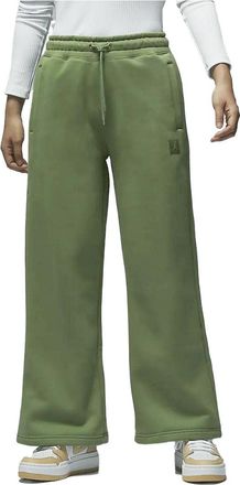 Nike Jordan (WMNS) Air Jordan Flight Sweatpants Asia Sizing Olive Green FD7225-340