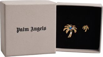 Palm Angels Dames Oorbellen Palmboom Ontwerp met Steen PWOD026R24MAT0017684