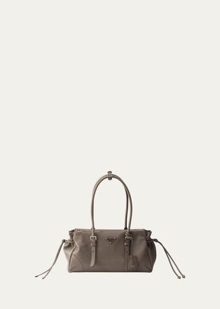 Prada Karin Medium Antiqued Leather Tote Bag