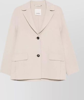 Max Mara virgin wool single-breasted coat