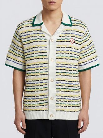 Casablanca Camicia Casablanca in cotone crochet