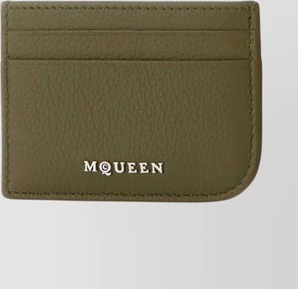 Alexander McQueen leather card holder