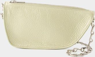 Burberry Micro Sling Shield Schoudertas - Burberry - Leer - Beige