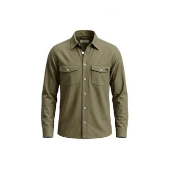40weft Casual Overhemden - Heren - Casual Overhemden - Groen - XL - Overhemden