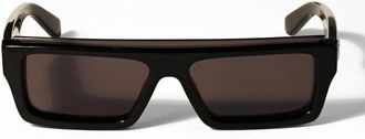 Off-white Sunglasses Ow1048 1007 Elisabeth S Black/Dark Gray Unisex