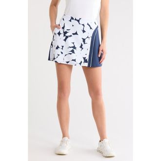 Original Penguin Riviera Floral Block Skort in Black Iris at Nordstrom Rack, Size X-Small