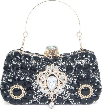 Lauren Lorraine Elegant Clutch in Black at Nordstrom