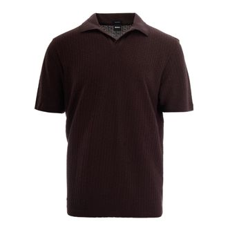 HUGO BOSS Polo Shirts, male, Brown, Size: XL H-Pye 251