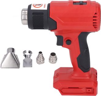 OEM Pistola De Aire Caliente Port&aacute;til Con Bater&iacute;a De Litio Recargable, Para Cocinar Con Film Termoencogible (roja)