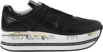 Premiata Sneakers, female, Black, 8 UK, Fashionable Lace-Up Trainers