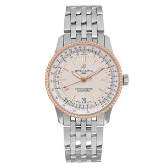 Breitling Pre-owned Breitling Navitimer Automatic Chronometer Silver Dial Mens Watch U17325211G1A1
