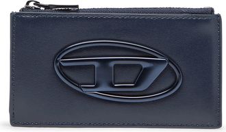 Diesel Leather card holder - Card cases - Man - Blue