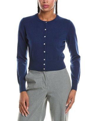 N.Peal N. PEAL Ivy Cropped 100% Cashmere Cardigan