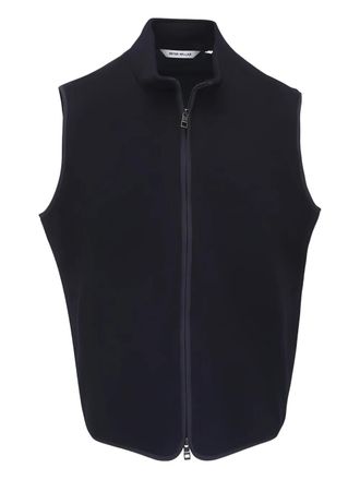 Peter Millar zip sleeveless gilet - Blue