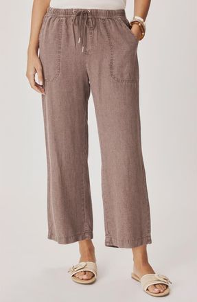 Splendid Angie Crop Wide Leg Pants in Wicker at Nordstrom, Size X-Large