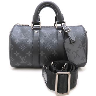Louis Vuitton Monogram Eclipse Noir Monogram Eclipse Shoulder Bag (Pre-Owned)
