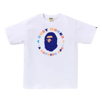 A Bathing Ape Colors Busy Works Sta T-Shirt White 1L30-110-020-WHT