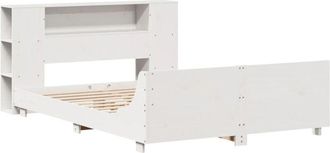 vidaXL Vidaxl - Estructura De Cama Sin Colch&oacute;n Madera De Pino Blanca 150x200 Cm