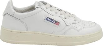Autry Medalist Low - Dames - Sneakers - Wit - 36 EU - Katoen - Schoenen