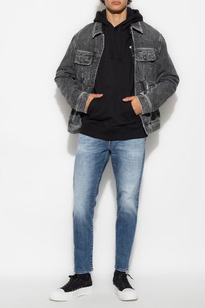 Diesel S-ROB-HOOD-DOVAL-PJ Hoodie, Mens, Black