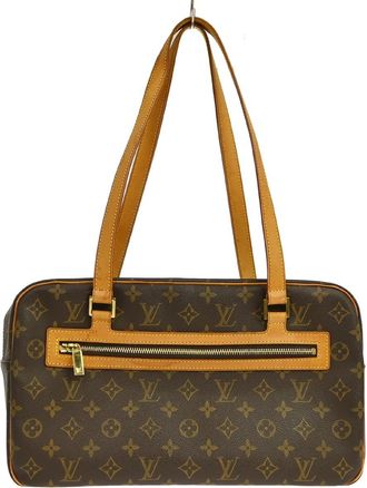 Louis Vuitton Cite Monogram Canvas Brown Canvas Handbag (Pre-Owned)