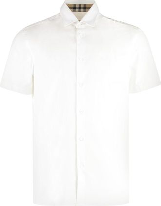 Burberry White Regular Solid Shirt