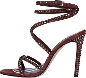 PARIS TEXAS Schoenen, Dames, Bruin, 39 EU, Leer, Holly Zoe Suede Sandal