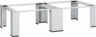 vidaXL Pedestal Doble De La Lavadora Y La Secadora Blanco Vidaxl