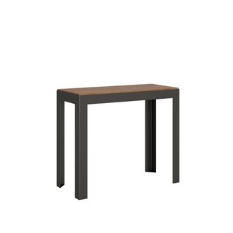Itamoby Tavolo Consolle sassari Allungabile In Legno Per Sala Da Pranzo -allungabile Fino A 290 Cm / Premium / Abete Tinto