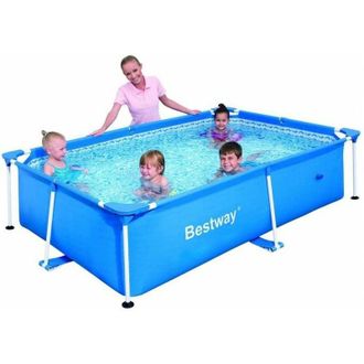 Bestway Piscina Pvc Rectangular 221x150x43cm Infantil 1200lt Splash Fp