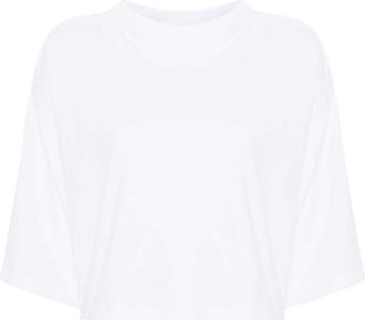 Isabel Marant Laurea cropped T-shirt - women - Fabric - M - White