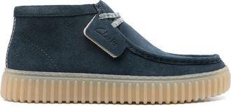 Clarks Torhill Hi ankle boots - men - Calf Suede/Rubber/Fabric/Calf Leather - 8.5 - Blue
