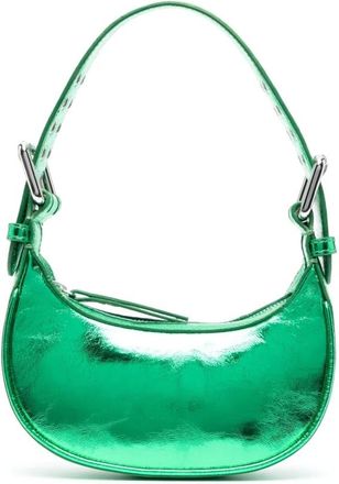 by FAR Metallic-Effect Groene Tote Tas - Dames - Handtassen - Groen - ONE Size - Tassen