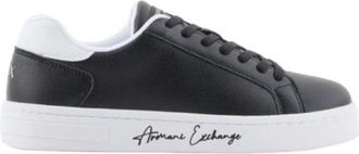 A|X Armani Exchange Sneakers met kenmerkend logo op de zool - Dames - Sneakers - Zwart - 40 EU - Polyester - Schoenen