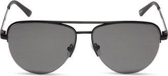DIFF Eyewear 59mm August Aviator Sunglasses in Matte Black at Nordstrom Rack