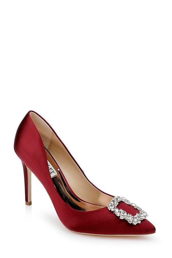 Badgley mischka red heels on sale