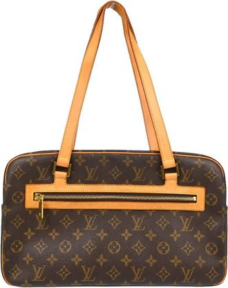 Louis Vuitton Cite Monogram Canvas Brown Canvas Handbag (Pre-Owned)