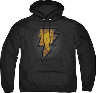 Gildan Black Adam Black Adam Beveled Emblem Adult Pull Over Hoodie / Hooded Sweatshirt