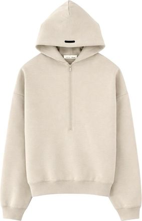 Fear of God Essentials Cropped Half Zip Hoodie