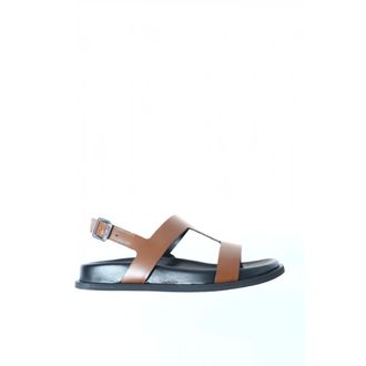 Guglielmo Rotta Flat Sandals, female, Brown, Size: 8 US Flat Sandals