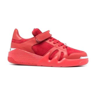 Giuseppe Zanotti Schoenen, Heren, Rood, 41 EU, Leer, Sneakers