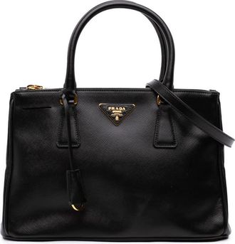 Prada Pre-owned Prada Small Saffiano Lux Galleria Double Zip Satchel Ladies RM9RKAGNUGOW8BYS