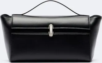 Savette Symmetry Trapeze leather clutch