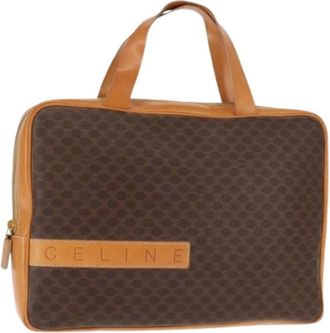 Celine Pre-owned Handbags, female, Brown, Size: ONE SIZE Pre-owned Vintage Leather Handbag