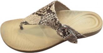 Aetrex Womens Rita Sandal In Snake