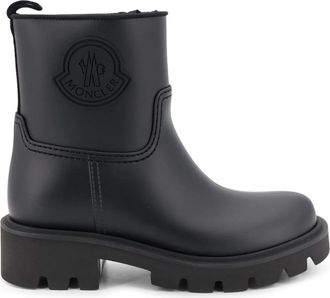 Moncler Schoenen, Dames, Zwart, 39 EU, Nylon, Kickstream Regenlaarzen