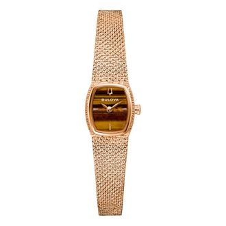 Bulova Dames, Accessoires, Bruin, Maat: ONE Size