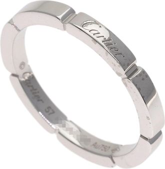 Cartier White Gold White Gold (18K) Band Ring (Pre-Owned)