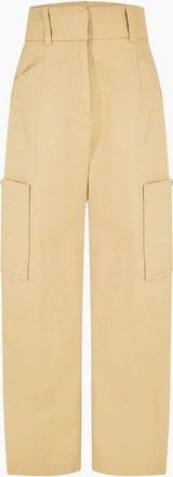 HUGO BOSS Womens Womens W 10270434 01 Straight Leg Trousers - Cream - Size: 8/29in/30in