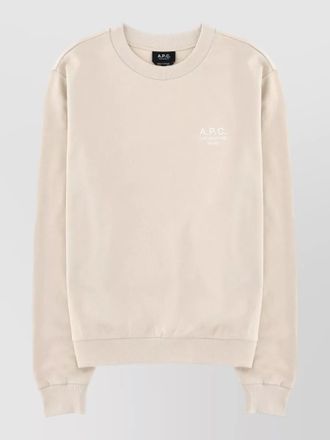 A.P.C. cotton logo-print sweatshirt